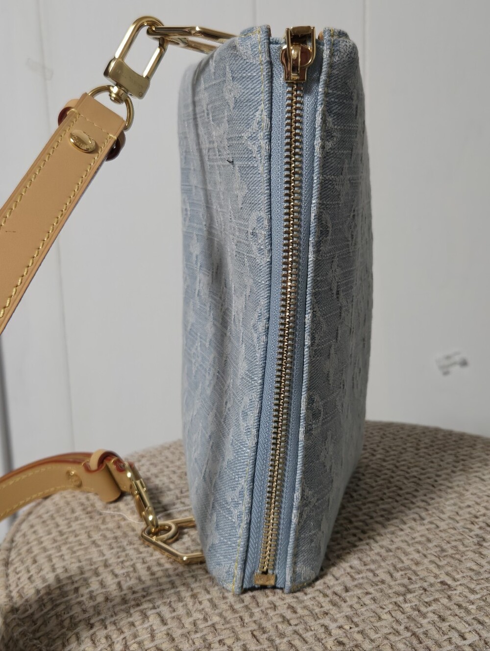 Master Sky Blue Denim Cousins Style Bag - Picture 7 of 16